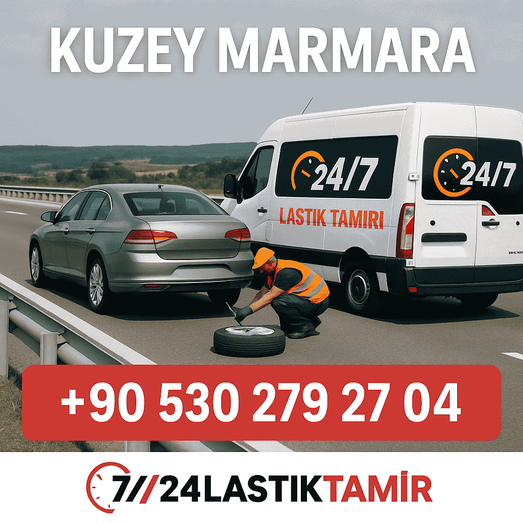 kuzeymarmarada 7/24 mobil lastik tamiri hizmeti veriyoruz hemen ara lastikçi gelsin.